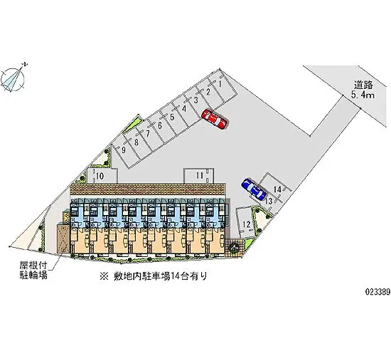 ★手数料０円★高崎市芝塚町　月極駐車場（LP）